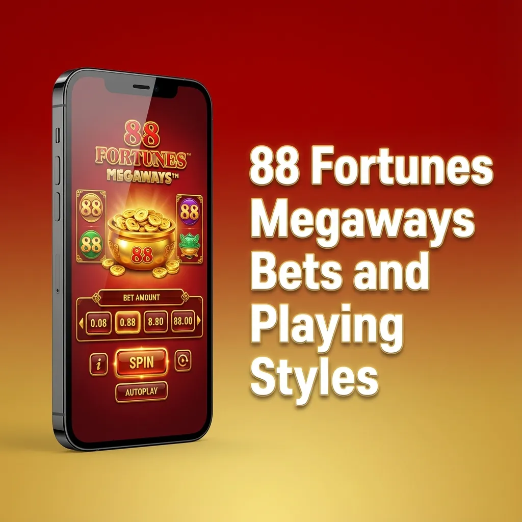 88 Fortunes Megaways slot screen showing bet size options, autoplay settings, and text on bankroll management strategies