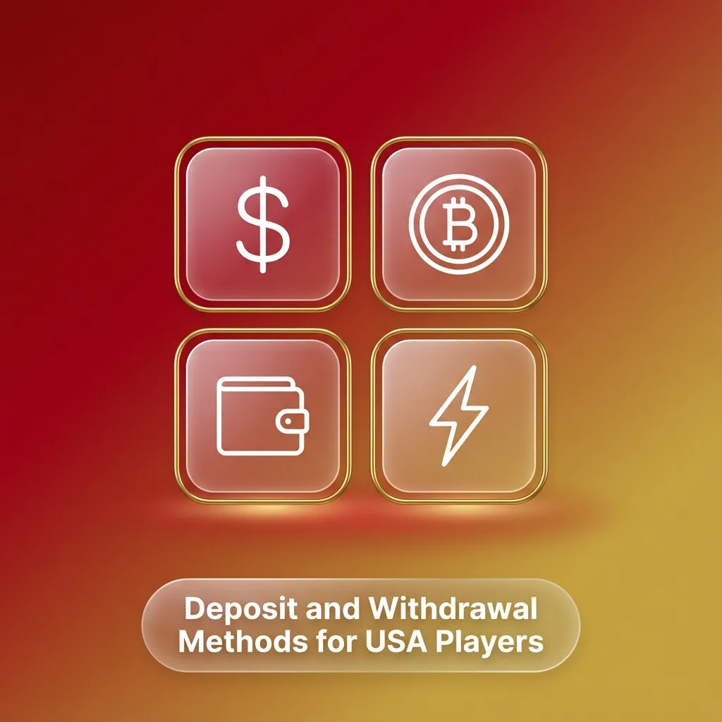 Icons of Visa, Mastercard, PayPal, Apple Pay and other payment methods for US online casino deposits and withdrawals