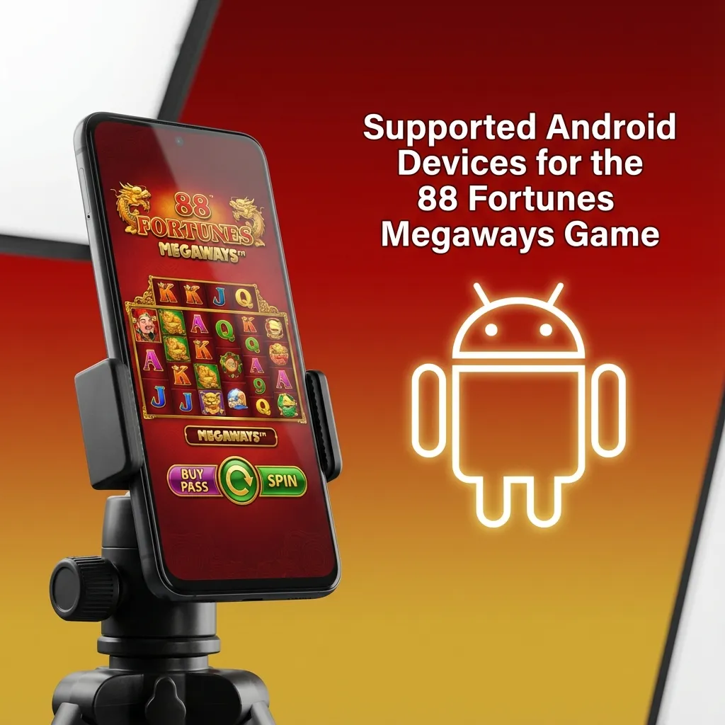 Chart listing supported 2020–2025 Android phones for smooth 88 Fortunes Megaways gameplay, including Samsung and Pixel models