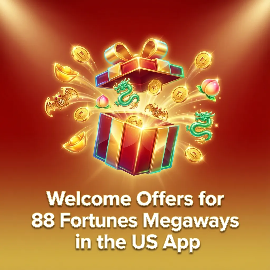 Mobile screen showing JackpotJoy 88 Fortunes Megaways welcome offer with free spins and bonus details for new US players