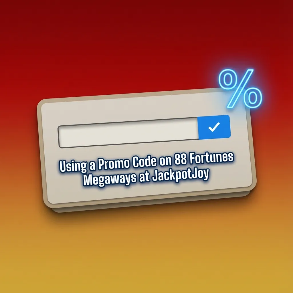Player entering promo code MEGA88 on JackpotJoy’s 88 Fortunes Megaways promo screen on a desktop or mobile device
