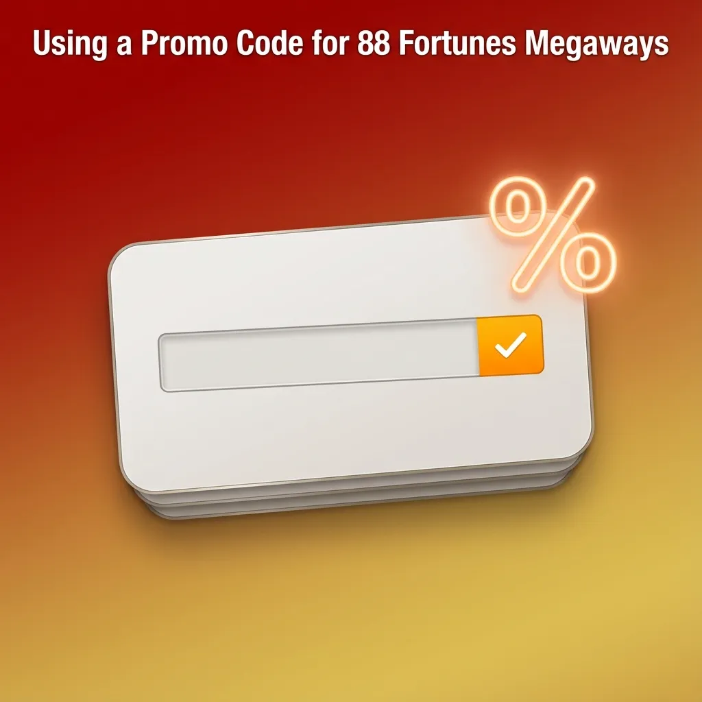 Promo code FORTUNEUSA shown on a Vegas Moose 88 Fortunes Megaways casino signup screen