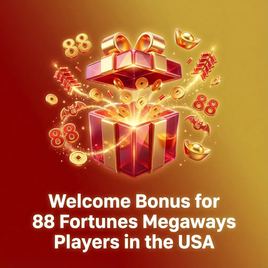 Banner promoting Vegas Moose 88 Fortunes Megaways welcome bonus for new USA casino players